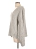 Express 100% Polyester Solid Gray Pullover Sweater Size L - photo 5