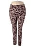 Lou & Grey Animal Print Pink Leggings Size XXL - photo 1