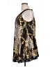ECI 100% Polyester Animal Print Gold Cocktail Dress Size 1X - photo 5