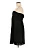 BCBGMAXAZRIA Solid Black Cocktail Dress Size M - photo 5
