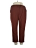 Maison d' Amelie Solid Brown Casual Pants Size XL - photo 1