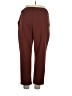 Maison d' Amelie Solid Brown Casual Pants Size XL - photo 2