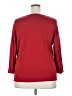 R.Q.T 100% Acrylic Red Long Sleeve Blouse Size 2X - photo 2