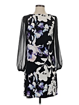 white house black market purple dress White House Black Market Size 14 Purple/Green metallic thread Floral Maxi  dress  Evilena's Red Dresser