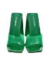 Public Desire Color Block Green Sandals Size 6 - photo 2