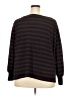 Jessica Simpson Stripes Burgundy Pullover Sweater Size 2X - photo 2