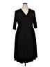 Kiyonna Solid Black Casual Dress Size 2X - photo 1