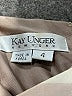Kay Unger Stripes Tan Cocktail Dress Size 4 - photo 7