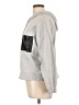 Ann Taylor LOFT Gray Sweatshirt Size L - photo 5