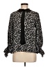 CeCe Black Long Sleeve Blouse Size M - photo 1