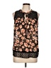 Knox Rose 100% Polyester Black Sleeveless Blouse Size L - photo 1