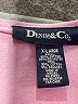 Denim & Co Pink Pullover Sweater Size XL - photo 7