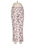 Jag Floral Ivory Casual Pants Size 8 - photo 1