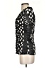 Fred David Black Short Sleeve Blouse Size S - photo 5
