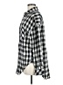 Sanctuary Checkered-gingham Black Long Sleeve Button-Down Shirt Size M - photo 5