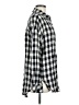 Sanctuary Checkered-gingham Black Long Sleeve Button-Down Shirt Size M - photo 4
