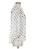 Joe Fresh Polka Dots White 3/4 Sleeve Blouse Size M - photo 4