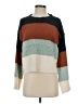Debut Color Block Brown Pullover Sweater Size S - photo 1