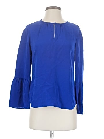 J.Crew Long Sleeve Silk Top (view 1)