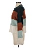 Debut Color Block Brown Pullover Sweater Size S - photo 5