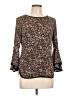 Sam and Jess Brown 3/4 Sleeve Blouse Size L (petite) - photo 1