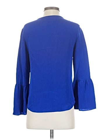 J.Crew Long Sleeve Silk Top (view 2)