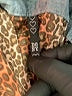 DGNY 100% Polyester Animal Print Brown Sleeveless Blouse Size 0 - photo 7