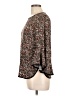 Sam and Jess Brown 3/4 Sleeve Blouse Size L (petite) - photo 5