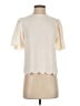 Express 100% Polyester Ivory Short Sleeve Blouse Size XS - photo 1