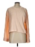 Amuse Society Color Block Orange Sweatshirt Size L - photo 1
