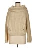 Moon & Madison 100% Acrylic Solid Tan Turtleneck Sweater Size M - photo 1