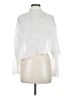 Topshop 100% Polyester Ivory Long Sleeve Blouse Size 8 - photo 2