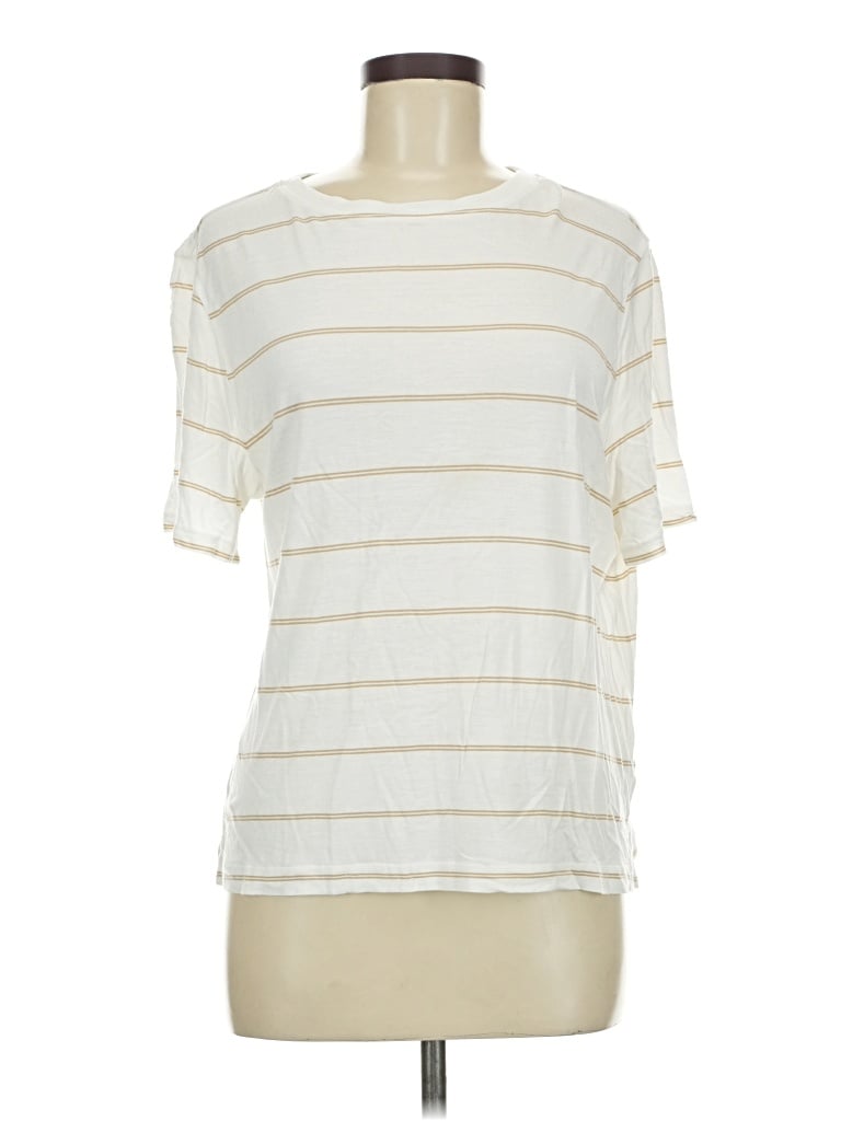 Pre-owned Able Short Sleeve T-shirt In Ivory