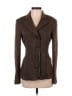 GF Ferre 100% Wool Tweed Brown Wool Blazer Size 26 - photo 1