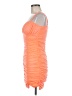 Superdown Orange Cocktail Dress Size M - photo 5