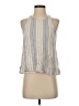 Drew Silver Sleeveless Blouse Size S - photo 1
