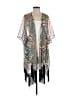 Jessica Simpson 100% Polyester Silver Kimono Size Sm - Med - photo 1