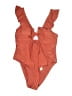 Cupshe Solid Orange One Piece Swimsuit Size 1X - photo 1