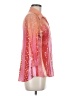 David Cline Pink 3/4 Sleeve Blouse Size M - photo 4