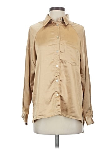 Line & Dot Long Sleeve Blouse (view 1)