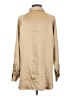 Line & Dot 100% Polyester Solid Tan Long Sleeve Blouse Size S - photo 2