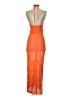 Unbranded Orange Cocktail Dress Size XXS (estimated) - photo 2