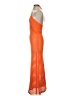 Unbranded Orange Cocktail Dress Size XXS (estimated) - photo 5