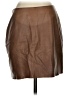 AKRIS Brown Leather Skirt Size 4 - photo 2