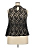 Rainbow Black Sleeveless Blouse Size 2X - photo 2