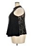 Rainbow Black Sleeveless Blouse Size 2X - photo 5