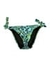 Unbranded Paisley Green Swimsuit Bottoms Size M (estimated) - photo 1