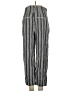 Madewell Stripes Silver Linen Pants Size 4 - photo 2