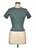Assorted Brands Teal Gray Short Sleeve Turtleneck Size L - photo 1