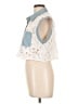 Assorted Brands Blue White Sleeveless Button-Down Shirt Size L - photo 5